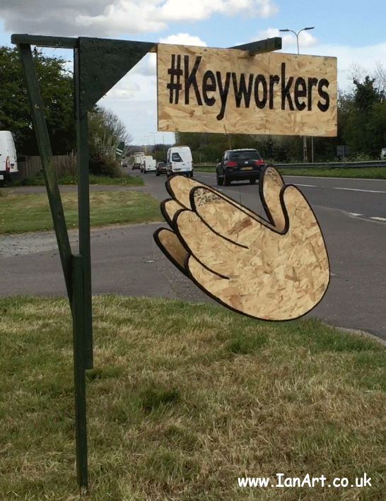 Tribute to keyworkers